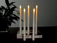 12Pcs Long LED Candles Stick Flameless Flickering Electric Light 12Pcs Long LED Candles Stick Flameless Flickering Electric Light