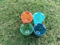 4Pcs Double Wall Freezer Short Tumbler Cups 420ml Mixed Color 4Pcs Double Wall Freezer Short Tumbler Cups 420ml Mixed Color