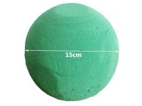 1Pc Round Wet Dry Foam Ball Flower Arrangement Holder 15cm Dia