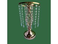 1Set Crystal Table Chandelier Candlestick Wedding Flower Vase 40