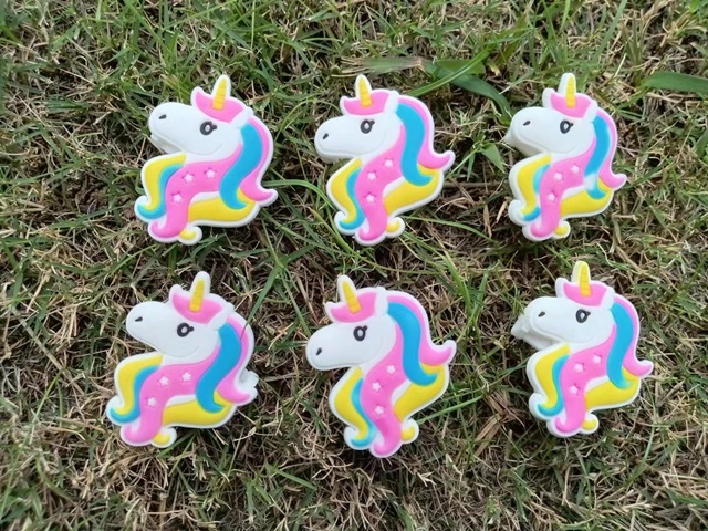 50Pcs Cute Unicorn Holder for Reflective Magic Ruler Slap Band 50Pcs Cute Unicorn Holder for Reflective Magic Ruler Slap Band