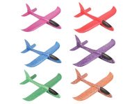 5Pcs Hand Thrown Foam Plane Flight Throwing Glider Outdoor Toy