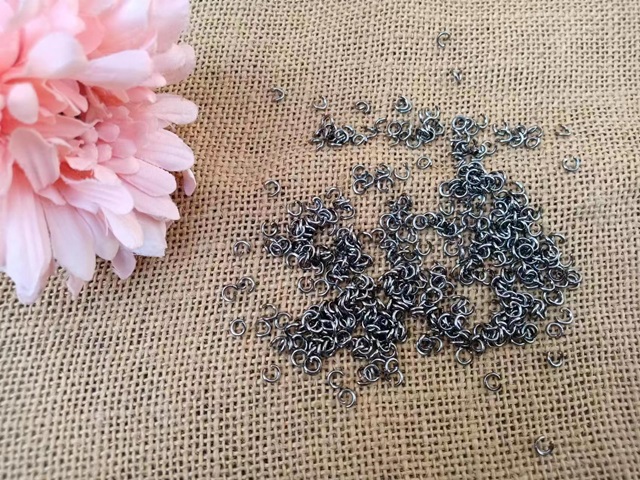 500g Blackgun Open End Jumprings Jewelry Jump Ring 5mm Dia 500g Blackgun Open End Jumprings Jewelry Jump Ring 5mm Dia