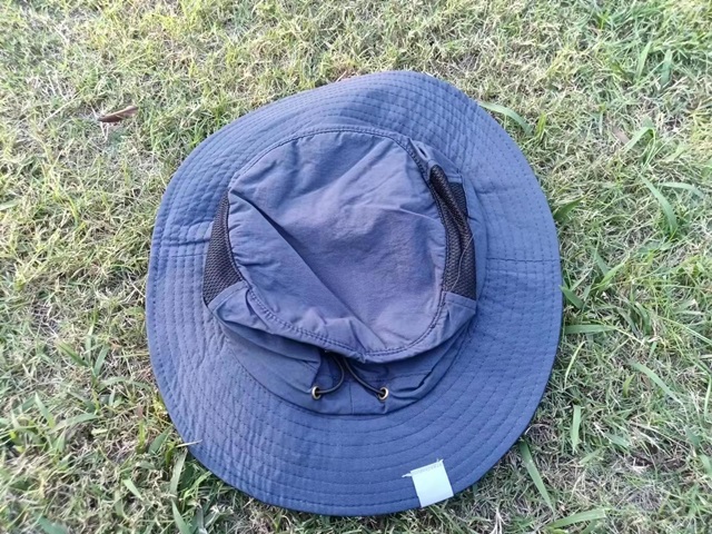 3Pcs Unisex Wide Brim Bucket Sun Hat Bush Cap - Blue - Click Image to Close