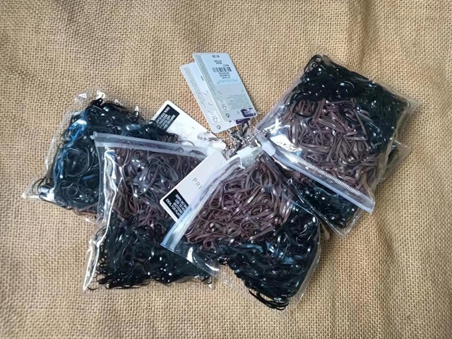 5Pack x 500Pc Disposable Hair Bands Elastic Rubber Band Rope 5Pack x 500Pc Disposable Hair Bands Elastic Rubber Band Rope