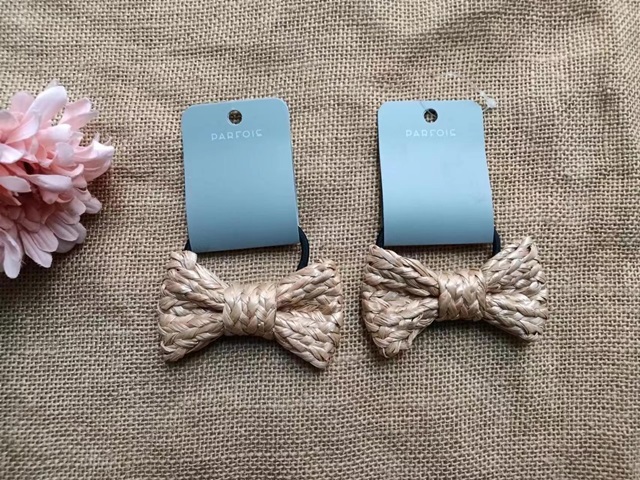 10Pcs Hair Tie with Ribbon Hair Band Scrunchie Ponytail