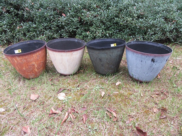5Pcs Shabby Garden Plant Pots Vintage Plant Flower Pot Planter - Click Image to Close