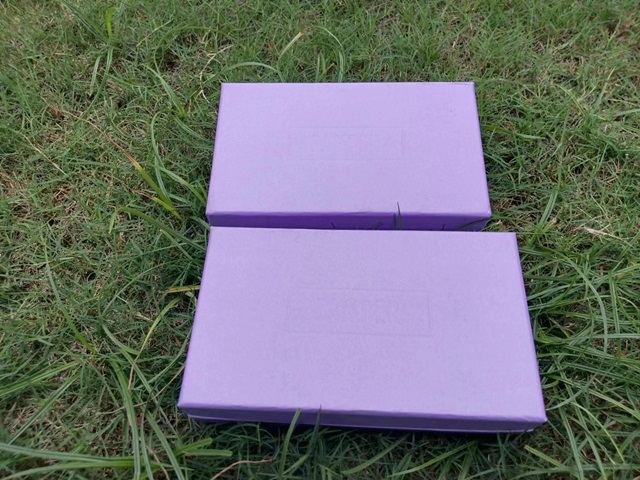 10Pcs Purple Cardboard Wedding Party Packaging Gift Box