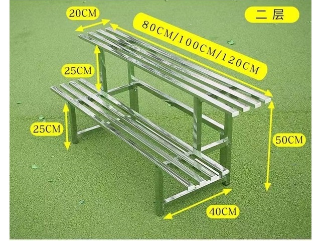 2 Tier Garden Metal Steel Pots Plant Stair Stand Rack Shelves