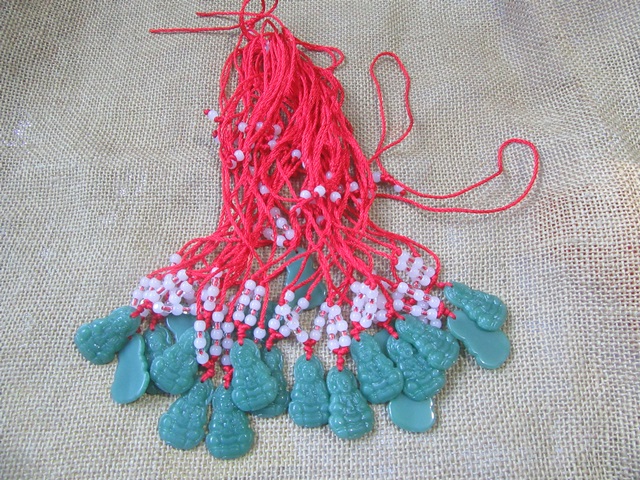 20Pcs Jade Glass Pendant Necklace KwanYin Healing Fengshui Whole