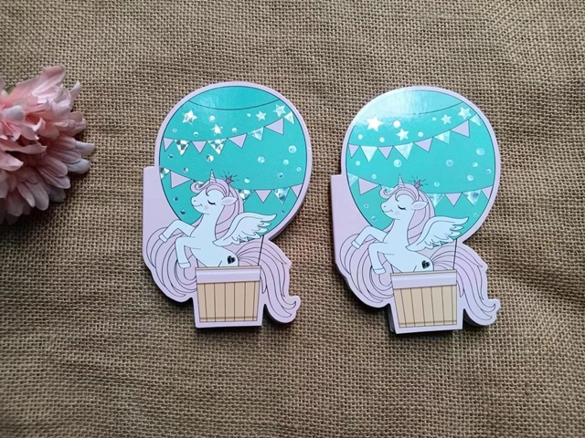 5x6Pcs Unicorn Message Note Pad Memo Pad Notebook 80Pages