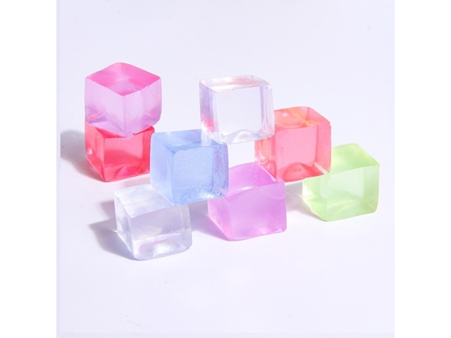 20Pcs Squeezy Mini Ice Cube Sensory Stress Ice Block Party Bag F
