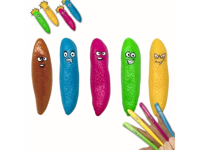 20Pcs Soft Finger Shooter Sticky Stretchy Prank Kid's Toy - Click Image to Close