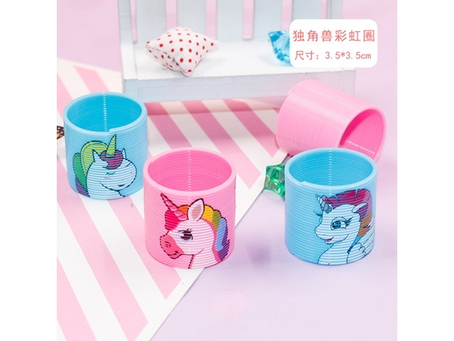 60Pcs Unicorn Slinky Rainbow Spring Great Toys Wholesale Price