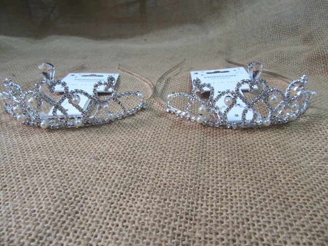 6Pcs Bridal Maids Crowns Princess Tiaras Girls Tiaras Crown - Click Image to Close