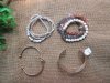6Pcs Various Design Bracelet Bangle Beaded Cuff Bracelet 6Pcs Various Design Bracelet Bangle Beaded Cuff Bracelet