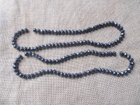 6Strand x 65Pcs Black Faceted Glass Beads 10mm 6Strand x 65Pcs Black Faceted Glass Beads 10mm