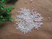 3Packs x 30g Acrylic Round Simulate Pearl Beads Mixed Size