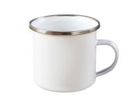 10Pcs Enamel Camping Mugs Heat Press Sublimation Printing