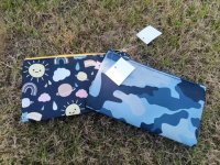 6Pcs Pencil Case with Zipper School Office Use 6Pcs Pencil Case with Zipper School Office Use