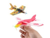 20Pcs Foam Airplane Toy Hand Throw Flying Glider DIY Planes