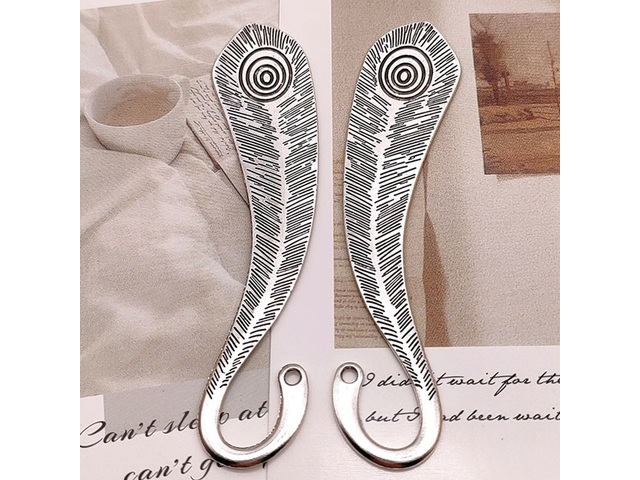 10 New Peacock Feather Bookmarks