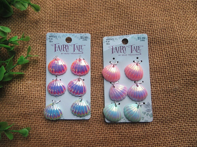 3Sheets x 6Pcs Shell Pendant Charms DIY Jewelry Accessory 3Sheets x 6Pcs Shell Pendant Charms DIY Jewelry Accessory