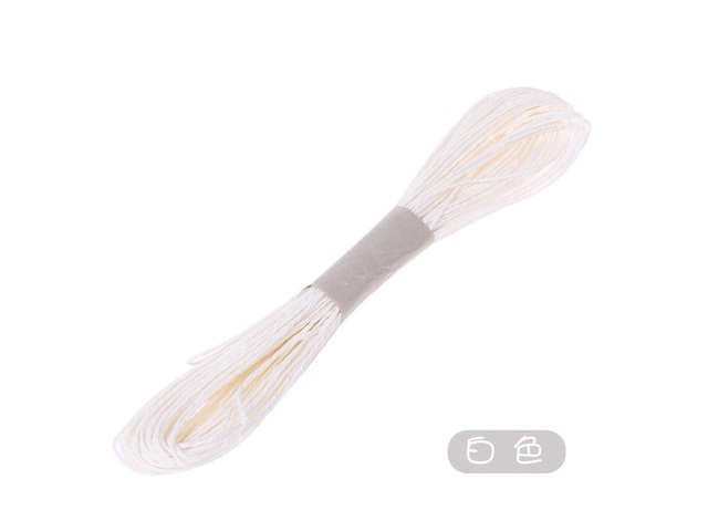 12Pcs x 50M White Twisted Paper Twine Strings Craft DIY Scrapboo 12Pcs x 50M White Twisted Paper Twine Strings Craft DIY Scrapboo