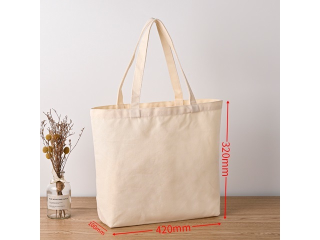 2Pcs Draw Color On Plain Shopping Bag Grocery Tote Bag 32x42cm