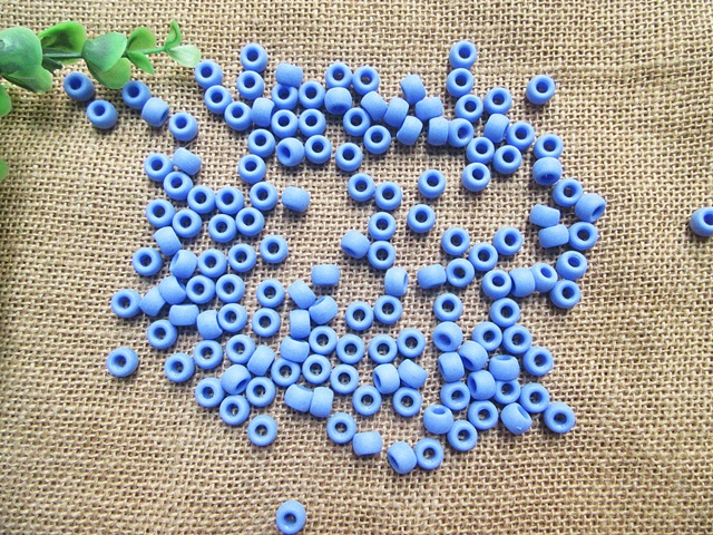 500g Sky Blue Barrel Pony Beads Loose Bead 8mm 500g Sky Blue Barrel Pony Beads Loose Bead 8mm