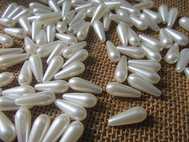 250g (615Pcs) Ivory Teardrop Simulate Pearl Beads Loose Beads 250g (615Pcs) Ivory Teardrop Simulate Pearl Beads Loose Beads