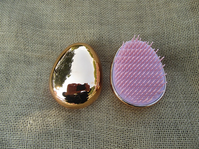 6Pcs Egg Shape Soft Hair Brush Detangling Hair Comb Wholesale