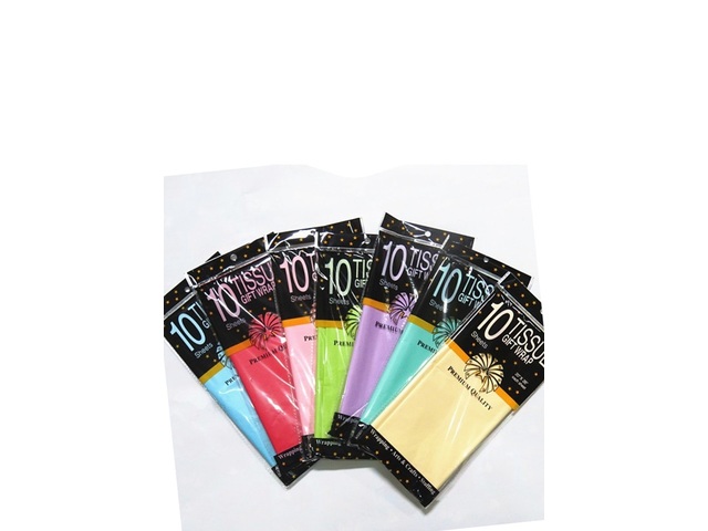 100Sheets Tissue Paper Gift Wrap Wrapping Mixed Color