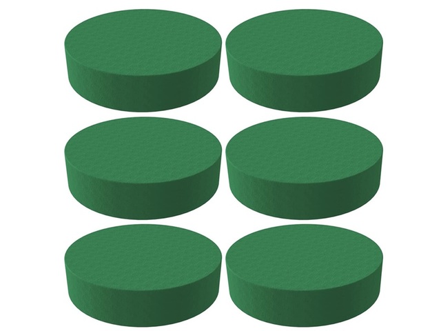 (image for) 4Pcs Wet Floral Foam Round Brick Flower Arrangement 12cm