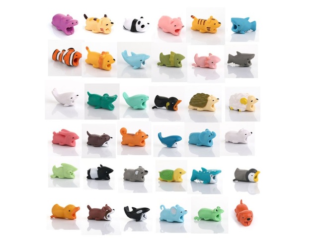 20Pcs Universal Animal Bite USB Cable Data Wire Cord Protector
