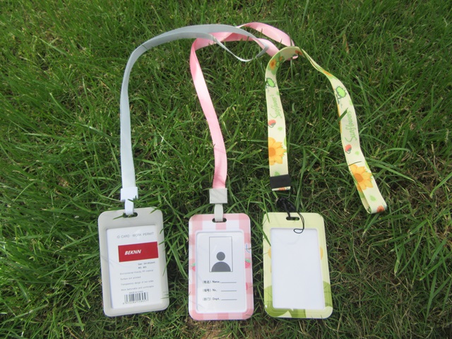 3Pcs Vertical Certificate Identity Card Holder Employee ID Work
