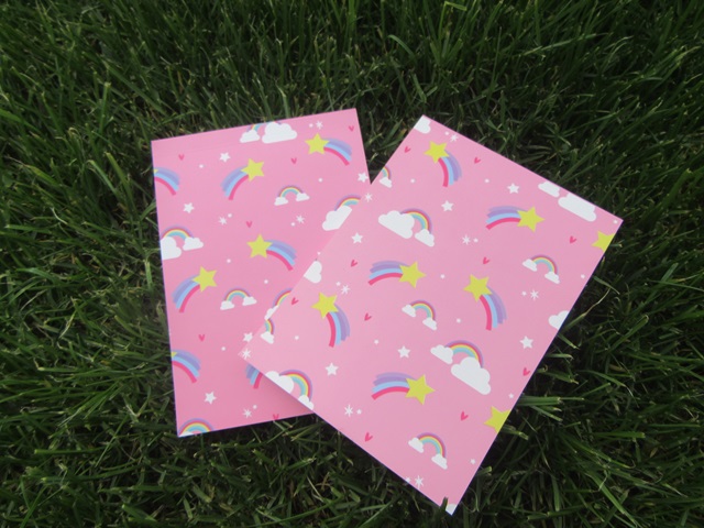 6Pcs Cute Rainbow Design Blank Memo Pad Note Pad Stationery