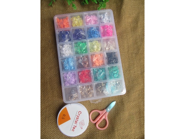 1Set Clay Beads DIY Bracelets Necklace Earring Making Kit for Je 1Set Clay Beads DIY Bracelets Necklace Earring Making Kit for Je