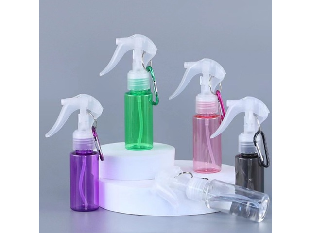 6Pcs Empty Comestic Spray Bottle Storage w/Carabiner 60ml 6Pcs Empty Comestic Spray Bottle Storage w/Carabiner 60ml
