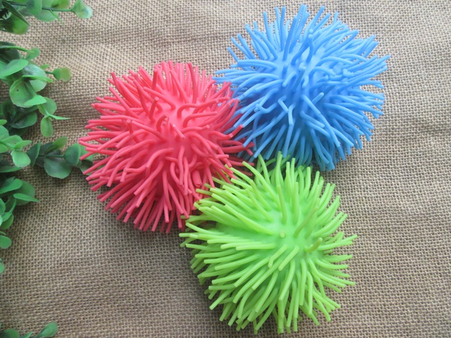 6Pcs Soft Spiky Puffer Balls Fidget Game Sensory Stress Relief 6Pcs Soft Spiky Puffer Balls Fidget Game Sensory Stress Relief