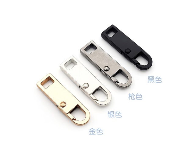 20Pcs Zipper Slider Puller Instant Zipper Replacement Zipper Hea