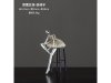 1Pc Sitting Ballet Girl Sculpture Figurine Creative Home Decor