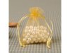 100 Orange Drawstring Jewelry Gift Pouches 15x10cm