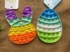 4Pcs Easter Theme Push Pop Bubble Fidget Toy Pop It Game Assorte