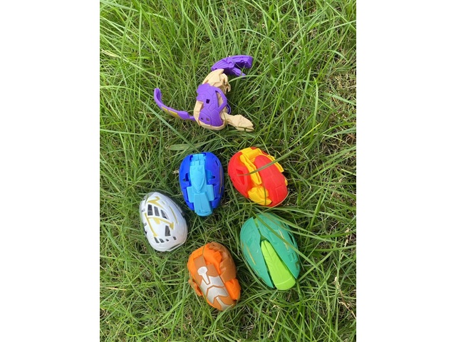 6Pcs Dinosaur Egg Dinobot Easy-to-Transform Toy for Kids 6Pcs Dinosaur Egg Dinobot Easy-to-Transform Toy for Kids