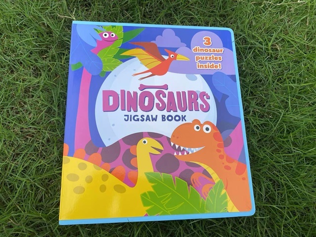 1Set New Dinosaur Jigsaw Book Interactive Learning and Play