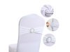10Pcs White Spandex Stretch Sashes Chair Wider Bow Wedding Venue 10Pcs White Spandex Stretch Sashes Chair Wider Bow Wedding Venue