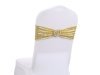 10Pcs Sequined Golden Sash Chair Wider Bow Wedding Venue Banquet 10Pcs Sequined Golden Sash Chair Wider Bow Wedding Venue Banquet