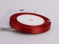 10Rolls X 25Yards Wine Red Satin Ribbon 9mm