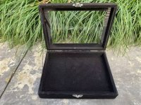 1Pc Black Velvet Blank Jewelry Storage Display Case 20x15x5cm 1Pc Black Velvet Blank Jewelry Storage Display Case 20x15x5cm